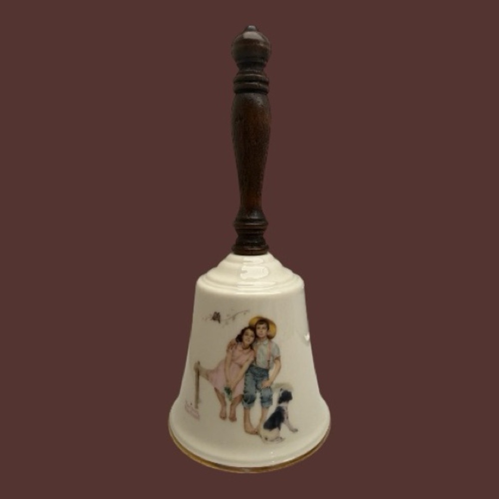 Vintage Norman Rockwell Bell Gorham Sweet Serenade 1981 Fine China